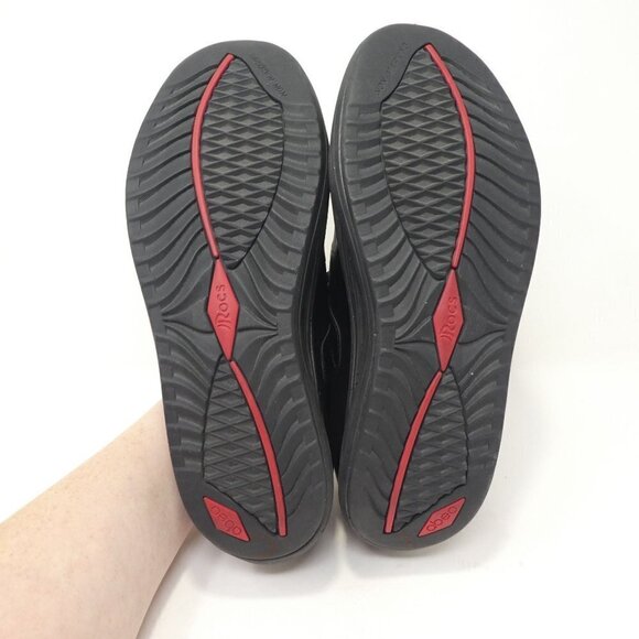 Abeo Rocs Bethan Mary Jane Shoes Womens 9.5 Black Leather Comfort Walking Rocker - Picture 11 of 12